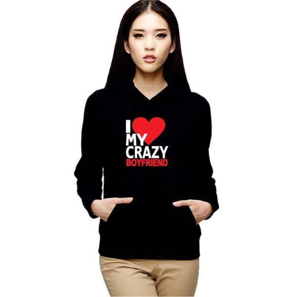 Crazy Boyfriend and Girlfriend Couple Hoodies