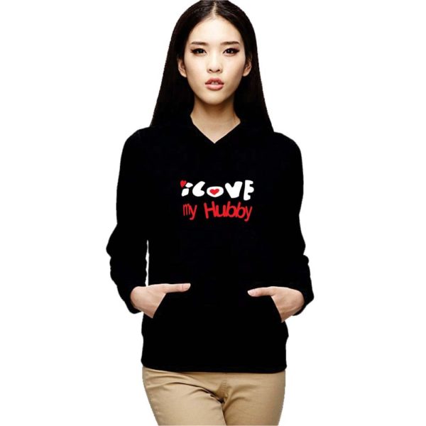 Love Wifey Hubby Couple Hoodies