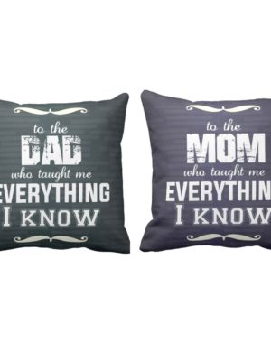 I Know Mom Dad is Everything Cushion Cover Set of 2