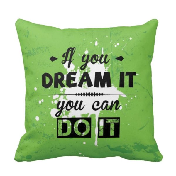 You Can Do It Motivational Printed Cushion Covers Set of 4