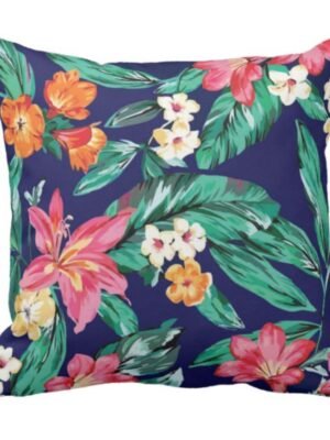 Ivory floral Cushion Cover