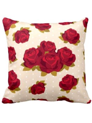 Fascinating Rose Floral Flowers Printed Cushion Covers