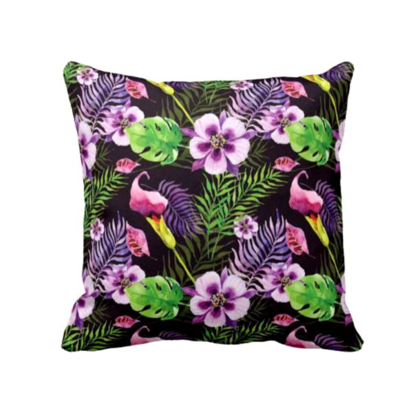 Mesmeric Floral Flowers Printed Cushion Covers Set of 3