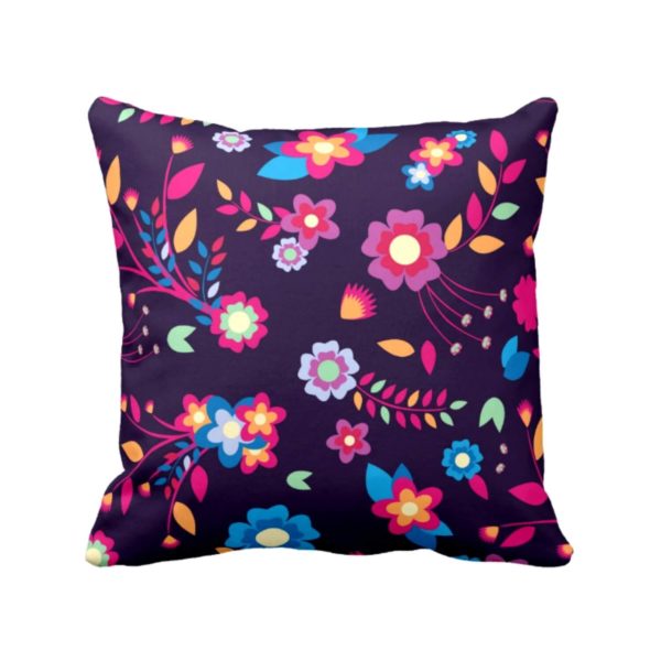 Admirable Beauteous Floral Flowers Printed Cushion Covers Set of 2