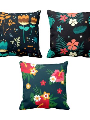 Classy Fetching Floral Cushion Covers Set of 3