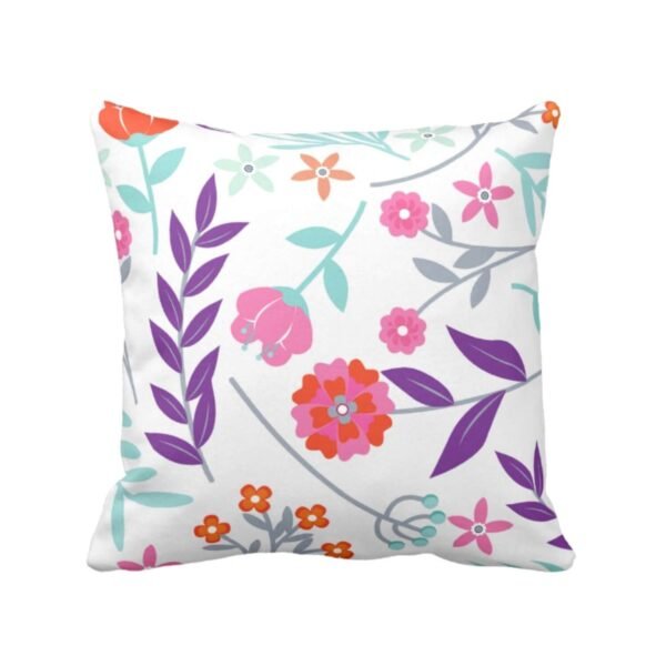 Beauteous Fair Floral Flowers Printed Cushion Covers Set of 2