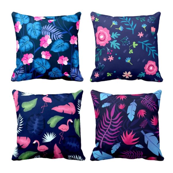 Bewitching Classy Floral Cushion Covers Set of 4