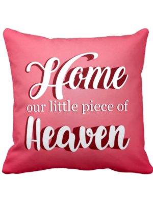 Home Our Little Piece Of Heaven Printed Cushion Covers