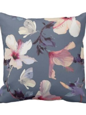 Leaf Designs Floral Cushion Cover