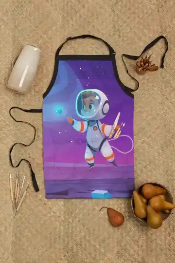 Little Astronaut Kids Apron