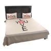 Love You Romantic Couple Bedsheet