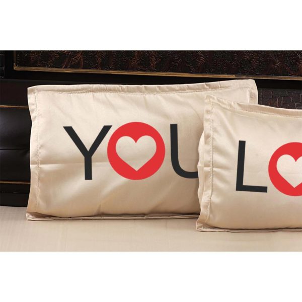 Love You Romantic Couple Bedsheet