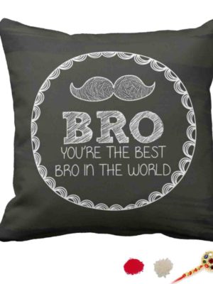 Moustache Bro Brother Cushion Cover