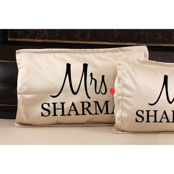 Customized Mr. and Mrs. Bedsheet (Copy)