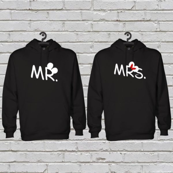 Mr. & Mrs. Mickey Minnie Couple Hoodies