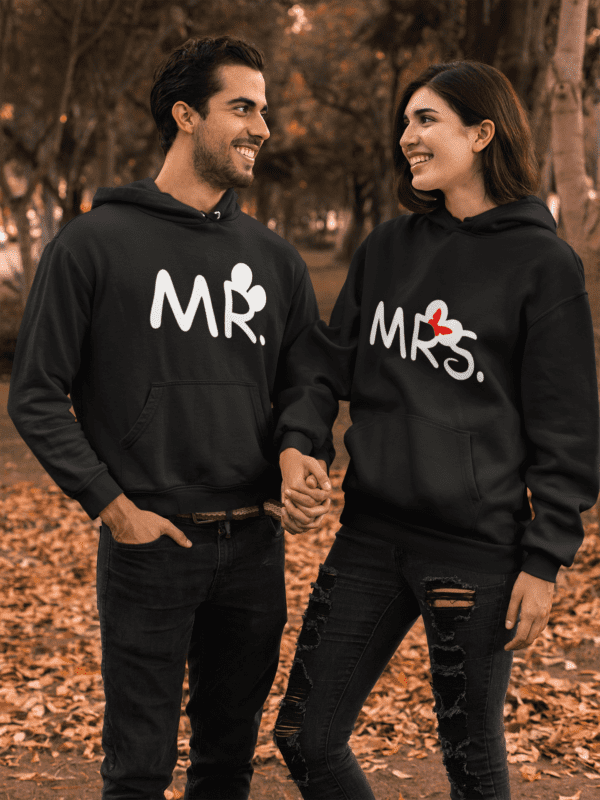 Mr. & Mrs. Mickey Minnie Couple Hoodies