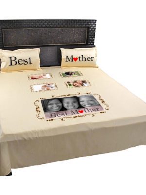 Personalized-Best-Mother-Double-Bed-Photo-Bedsheet-for-Mother-Mango