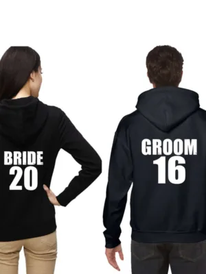Personalized Bride and Groom Since Couple Sweatshirt