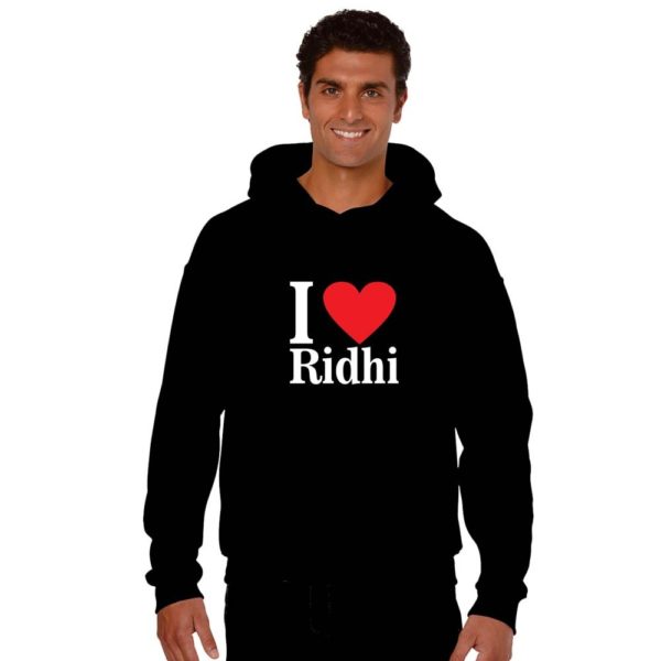 Personalized I Love Couple Hoodies