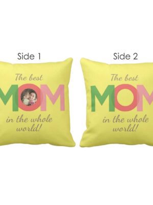 Personalized-The-Best-Mom-In-The-World-Cushion-Cover-Both-Side-Printed