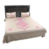 Romantic Love will find You Couple Bedsheet