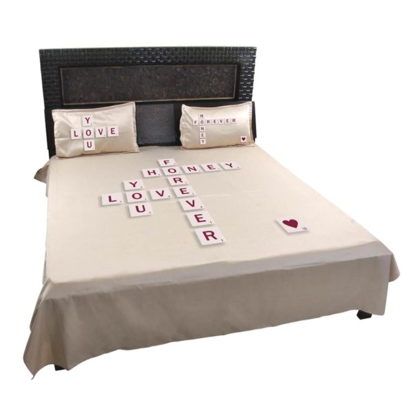 Romantic Scrabble Bedding Set