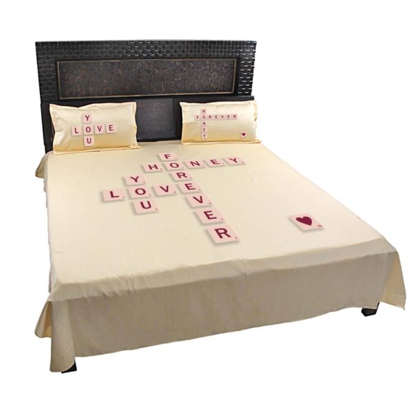 Romantic Scrabble Bedding Set