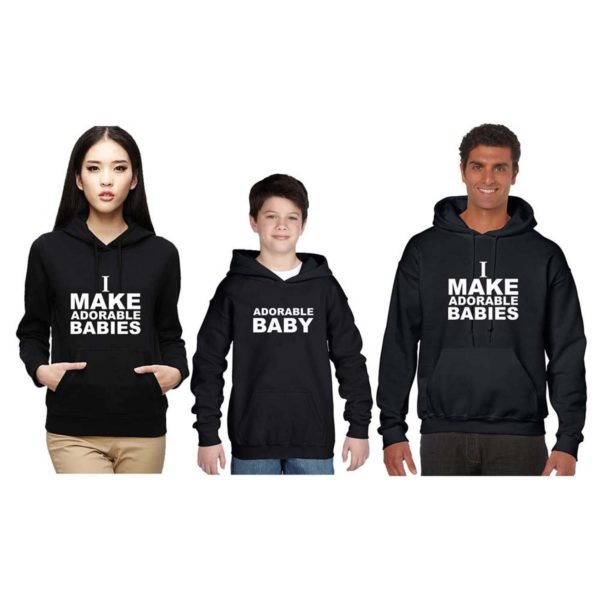 Adorable Parent and Baby Family Sweatshirts