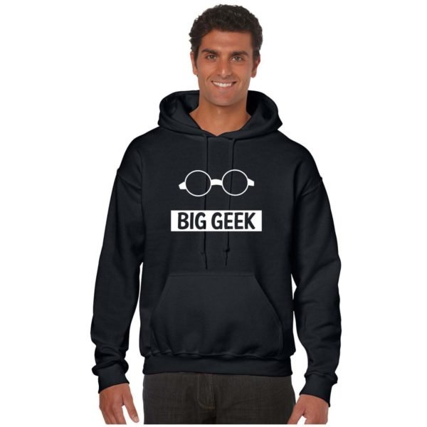 Big Geek Parents And Child Family Hoodies Set