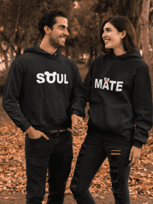 Soulmate Mickey Minnie Couple Hoodies