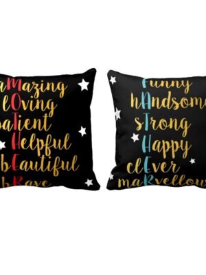 Starry Beautiful Mother Father Definition Cushion Cover Set of 2