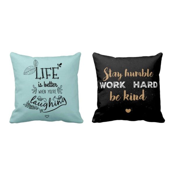Life is Better When You're Laughing Cushion Covers Set of 2