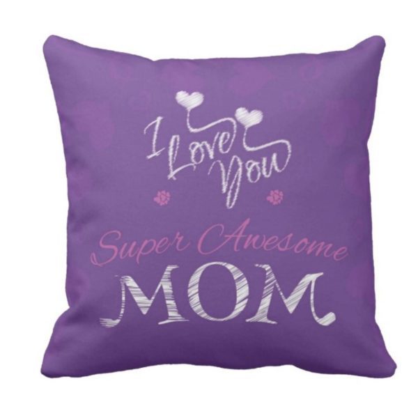 Personalised The Best Mom In The World Cushion Cover Both Side Printed