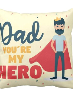 Super Hero Dad Cushion Cover