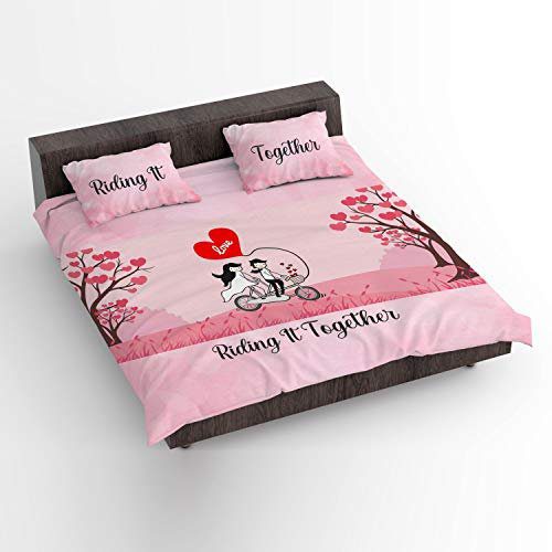 romantic couple bedsheet