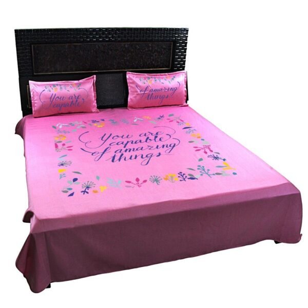 If You Dream It You Can Do It Inspirational Printed Bedsheet