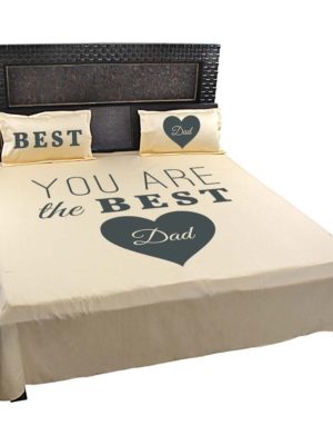 Best Dad Bed Sheet for Father with Pillow Covers