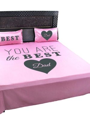 You-Are-The-Best-Dad-Bedsheet-Pink