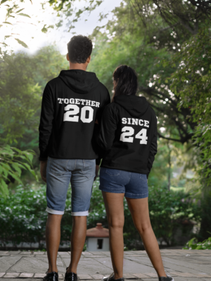 Together Since Anniversary Couple Hoodies