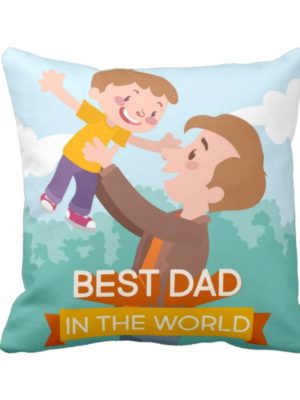 Best Dad in the World Cushion Cover from Son