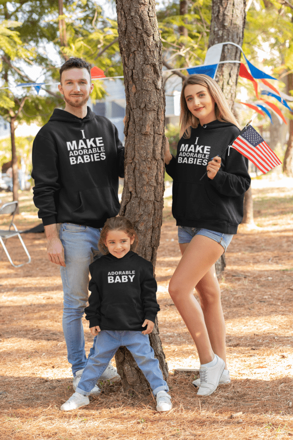 Adorable Parent and Baby Family Sweatshirts