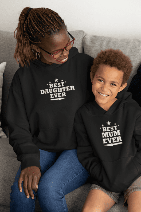 Best Mum and Daughter Matching Hoodies Theyayacafe