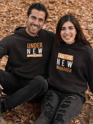 Wedding Under Management Couple Hoodies