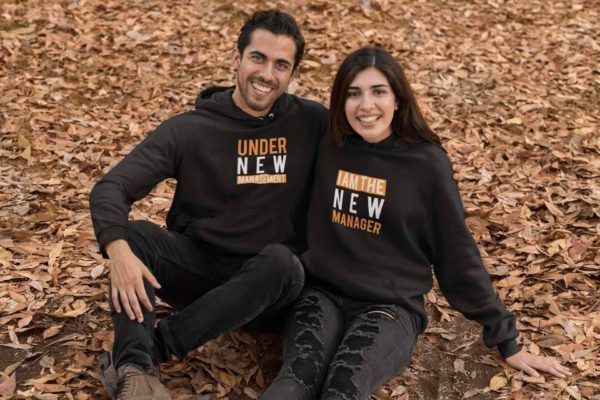 Wedding Under Management Couple Hoodies