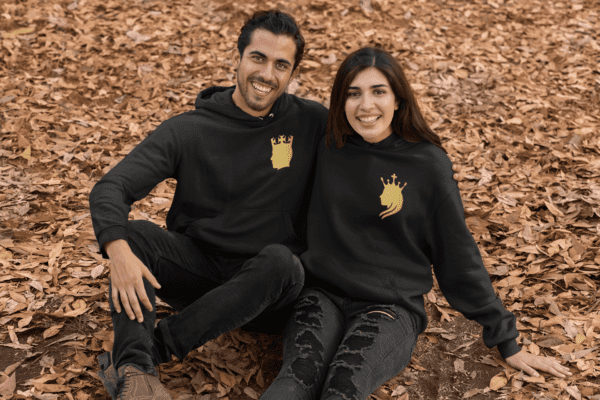 King & Queen Begum Badshah Couple Hoodies