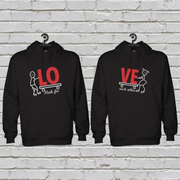 Made for Love Couple Hoodies