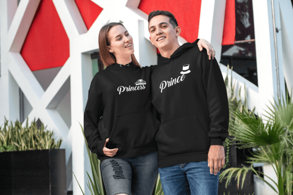 Prince Princess Couple Hoodies