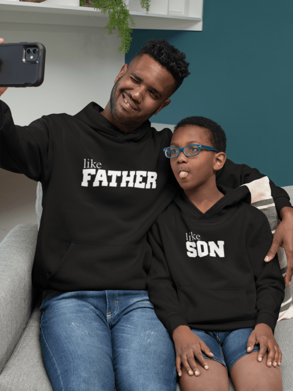Like Father & Like Son Matching Family Hoodies Set
