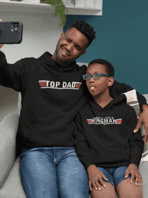 Top Dad and Baby Wingman Matching Sweatshirt