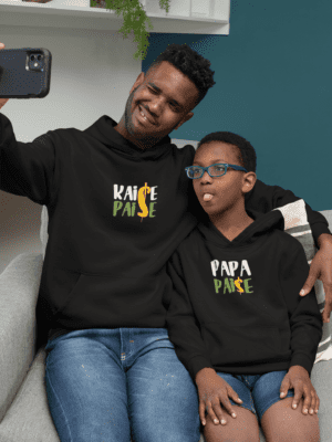 Funny Papa Paise Kaise & Paise Family Hoodies For Dad & Son